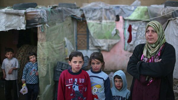  Réfugiés syriens dans la plaine de la Bekaa au Liban - Sputnik Afrique