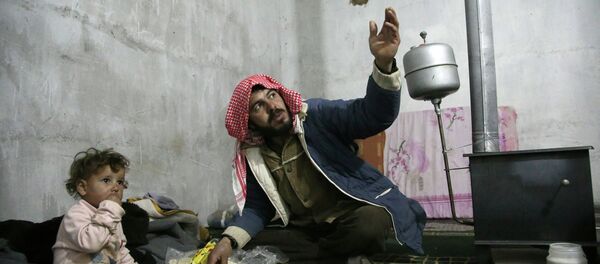 Сирийские беженцы в долине Бекаа в Ливане - Sputnik Afrique