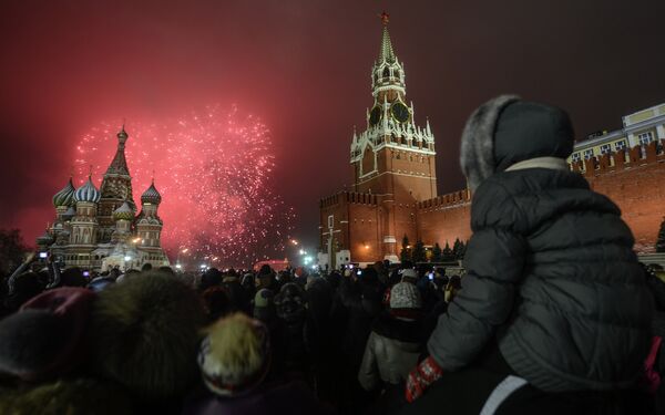 Nouvel An à Moscou: près de 2 millions de participants (police) - Sputnik Afrique