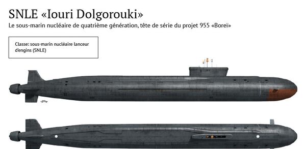 Iouri Dolgorouki, sous-marin nucléaire russe du projet 955 Boreï - Sputnik Afrique
