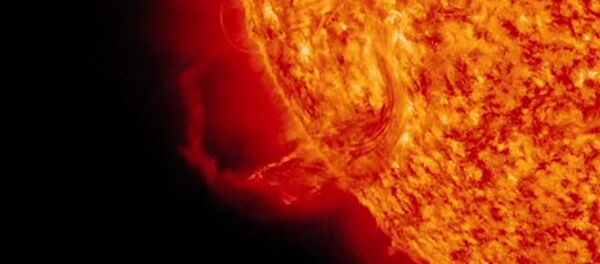 Une éruption solaire filmée par la NASA  - Sputnik Afrique