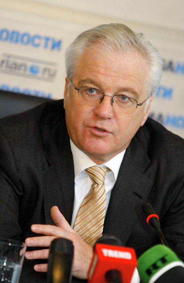Ambassadeur de la Russie auprès des Nations unies, Vitali Tchourkine - Sputnik Afrique