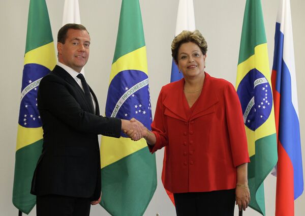 La Russie compte promouvoir sa coopération avec le Brésil (Medvedev) - Sputnik Afrique