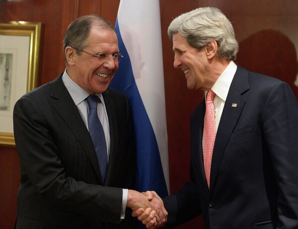 Sergueï Lavrov et John Kerry. Les archives - Sputnik Afrique