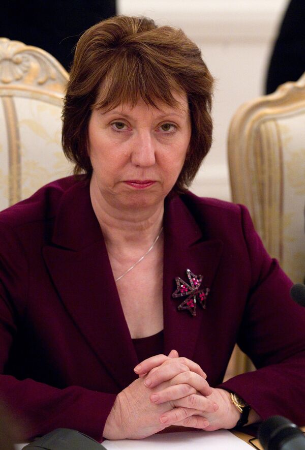La chef de la diplomatie européenne Catherine Ashton - Sputnik Afrique