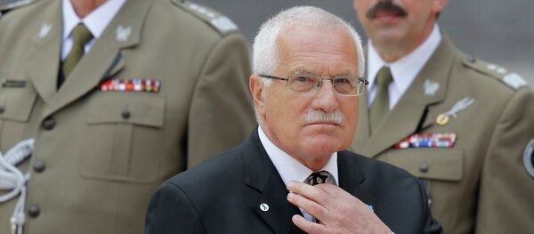 Президент Чехии Вацлав Клаус Президент Чехии Вацлав Клаус - Sputnik Afrique