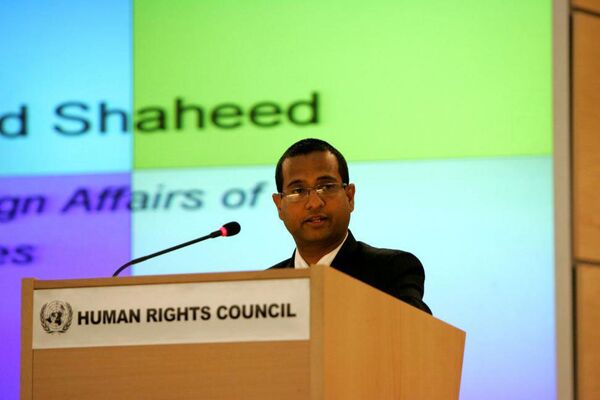 Rapporteur spécial sur la situation des droits de l'Homme en Iran Ahmed Shaheed - Sputnik Afrique