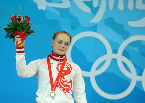 La Russe Oxana Slivenko, vice-championne olympique 2008 d'haltérophilie (archives) - Sputnik Afrique