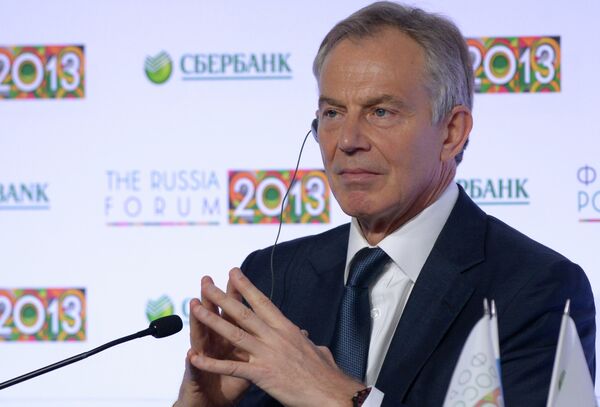 L'ancien premier ministre britannique Tony Blair (archives) - Sputnik Afrique