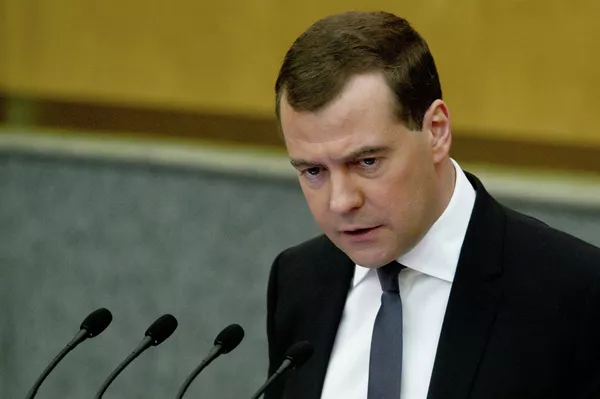 Le premier ministre russe Dmitri Medvedev - Sputnik Afrique