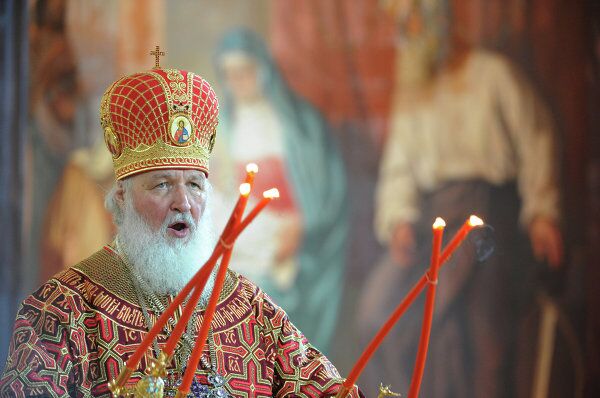 Pâques orthodoxe: office solennel en la cathédrale du Christ-Sauveur de Moscou - Sputnik Afrique