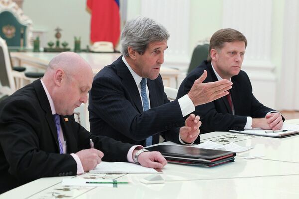 Russie-USA: John Kerry salue la coopération sur le bouclier, l'Iran et la Corée - Sputnik Afrique