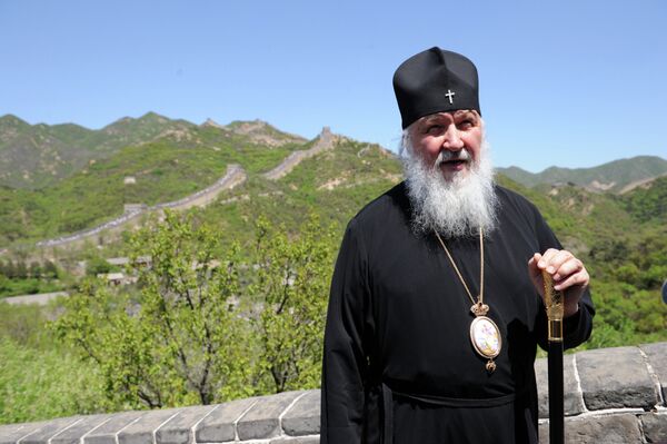 Le Patriarche russe Cyrille en Chine - Sputnik Afrique