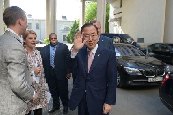 Le secrétaire général de l'Onu au siège de RIA Novosti - Sputnik Afrique