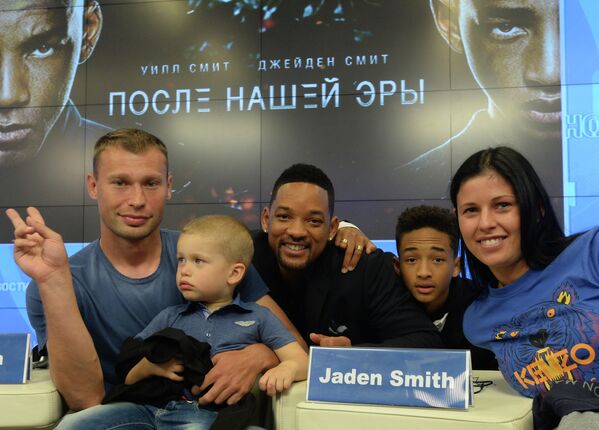 Will Smith et son fils Jaden à RIA Novosti - Sputnik Afrique