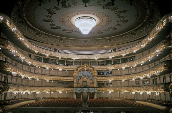 La salle du théâtre Mariinski de Saint-Pétersbourg - Sputnik Afrique