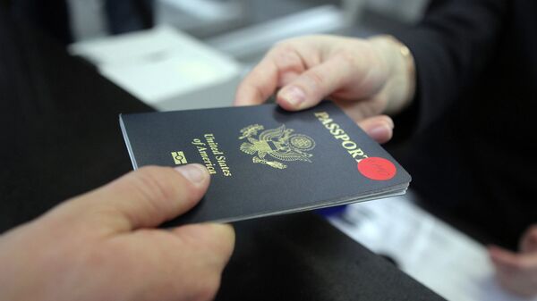 Passeport américain, image d'illustration - Sputnik Afrique