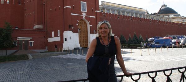 Marine Le Pen en visite à Moscou - Sputnik Afrique