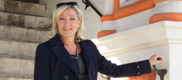 Marine Le Pen en visite à Moscou - Sputnik Afrique