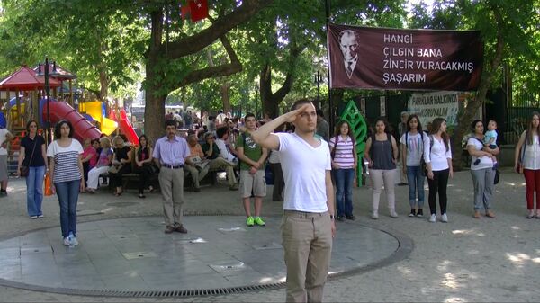 Protestation silencieuse à Ankara - Sputnik Afrique