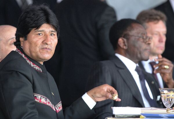 Le président bolivien Evo Morales - Sputnik Afrique