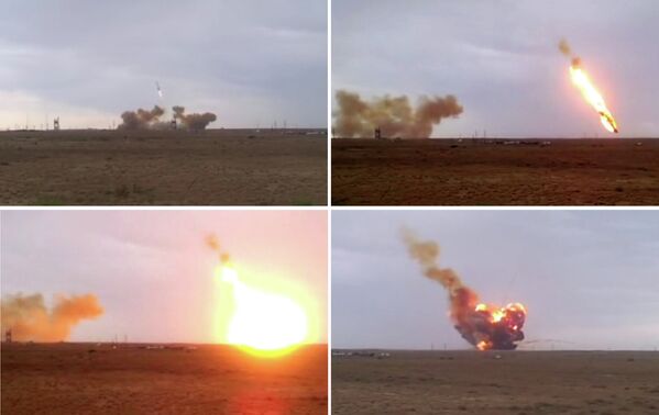 Catastrophe en direct: l'explosion de la fusée porteuse Proton-M - Sputnik Afrique