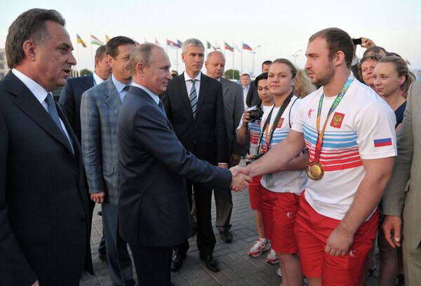 Universiade 2013: Poutine arrive à Kazan - Sputnik Afrique