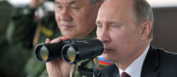 В.Путин ознакомился с ходом военных учений в Восточном ВО В.Путин ознакомился с ходом военных учений в Восточном ВО - Sputnik Afrique