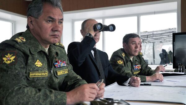 В.Путин наблюдал за военными ученииями на забайкальском полигоне - Sputnik Afrique