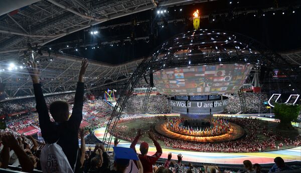 La flamme de l'Universiade d'été 2013 s'est éteinte - Sputnik Afrique