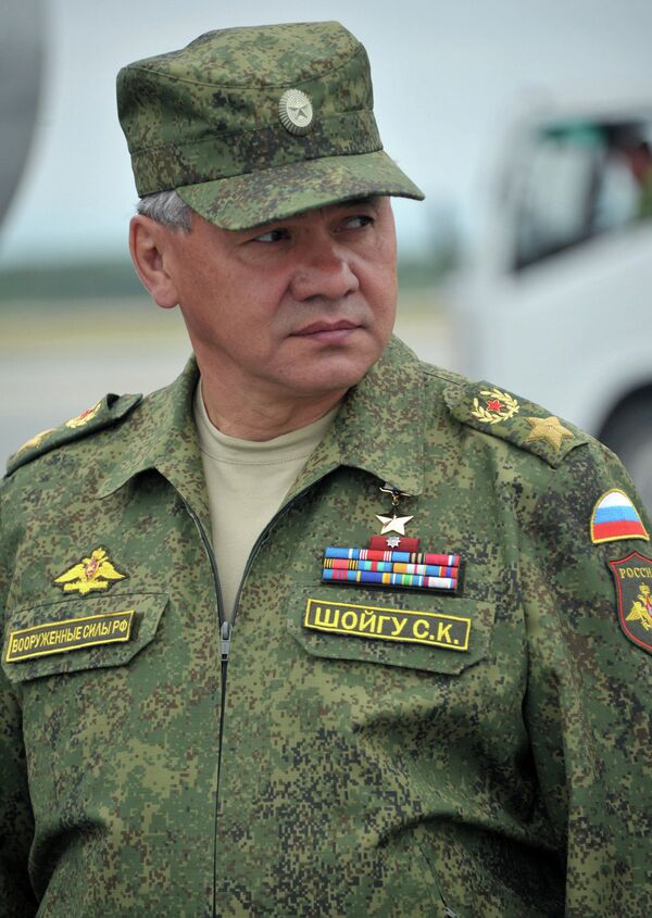 Le ministre de la Défense russe Sergueï Choïgo - Sputnik Afrique