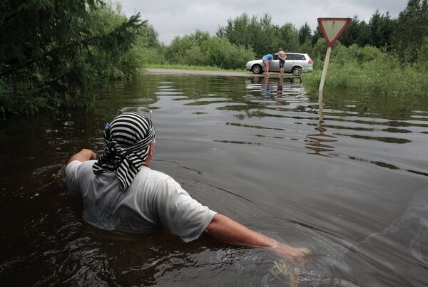 Russie/inondations: 3.500 personnes évacuées dans la région de l'Amour - Sputnik Afrique