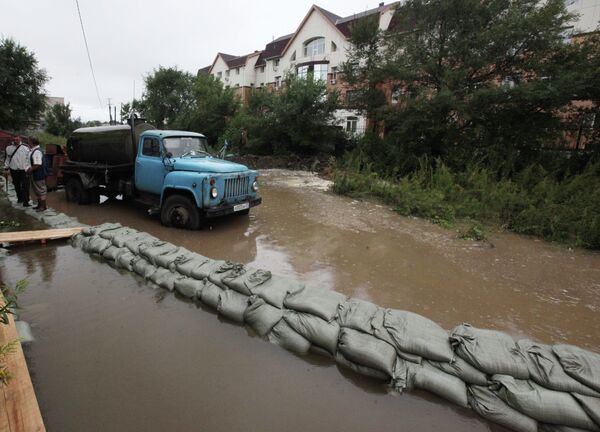 Inondations: état d'urgence à Khabarovsk - Sputnik Afrique