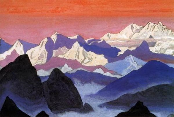 Le Kangchenjunga. La Himalaya par Nicolas Rörich (1931) - Sputnik Afrique