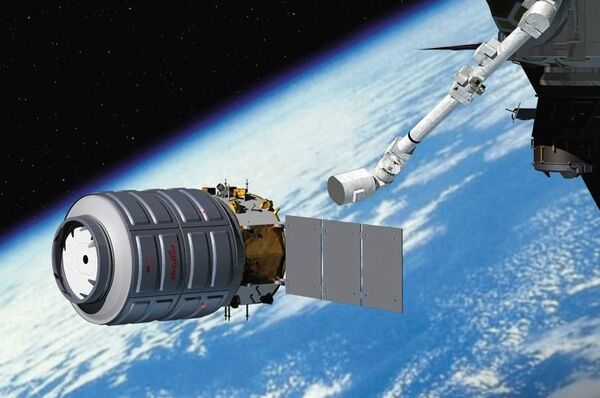 Le cargo spatial privé Cygnus effectue son premier vol vers l'ISS - Sputnik Afrique