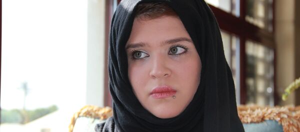 Одна из активисток движения женщин, требующих дать им право управлять автомобилем в Саудовской Аравии - Sputnik Afrique