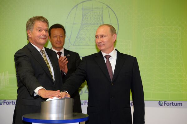 Russie-Finlande: les présidents inaugurent une centrale thermique - Sputnik Afrique