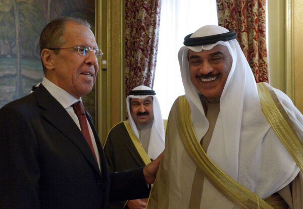 Cheikh Sabah Khaled al-Sabah en visite en Russie - Sputnik Afrique
