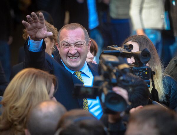 Gueorgui Margvelachvili après le votation - Sputnik Afrique