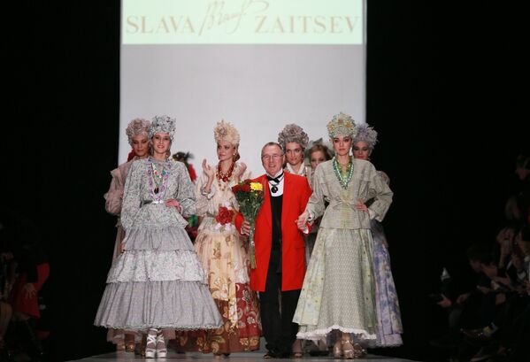 Défilé dans le style russe: la Semaine de la mode à Moscou - Sputnik Afrique