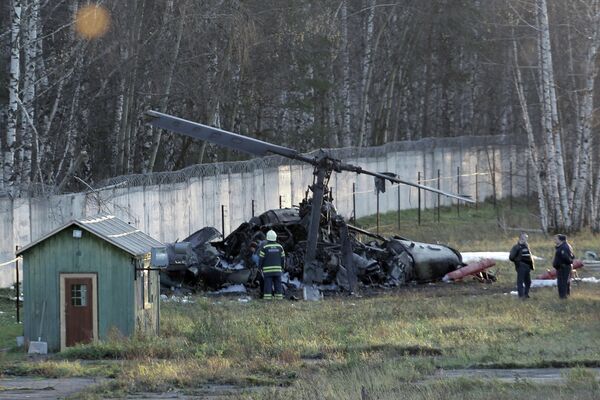 Un hélicoptère s'écrase dans le sud-est de Moscou - Sputnik Afrique