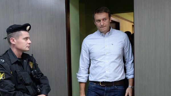 Alexeï Navalny en cour - Sputnik Afrique