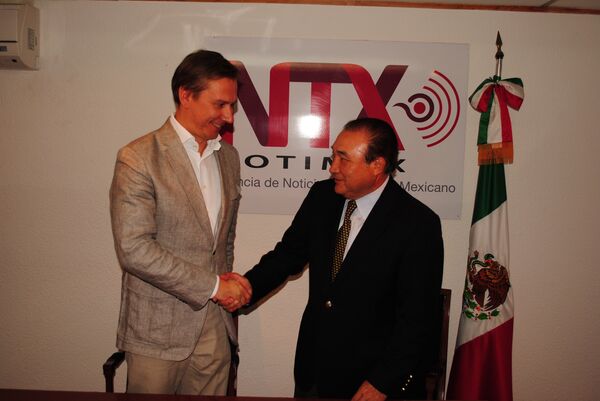 RIA Novosti et l'agence mexicaine Notimex signent un accord de coopération - Sputnik Afrique