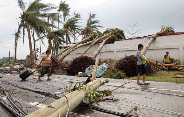 Philippines: les ravages du typhon Haiyan - Sputnik Afrique