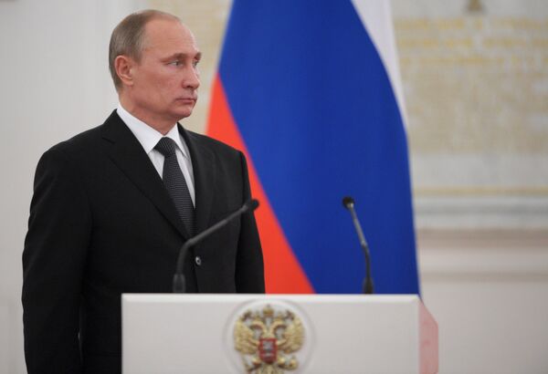 Le président Vladimir Poutine - Sputnik Afrique