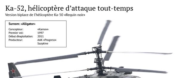 Hélicoptère de combat russe Ka-52 - Sputnik Afrique