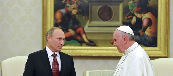 Vladimir Poutine au Vatican - Sputnik Afrique