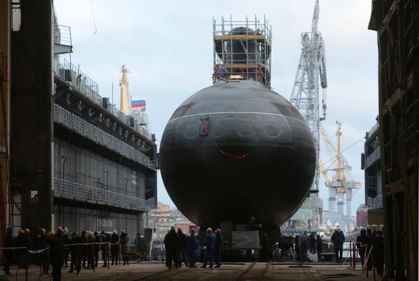 Mise à l'eau du sous-marin Novorossiisk - Sputnik Afrique