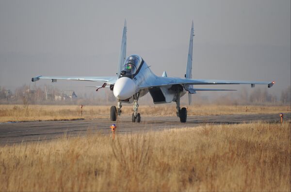 Premiers vols des chasseurs russes Su-30SM dans la région de Transbaïkalie - Sputnik Afrique