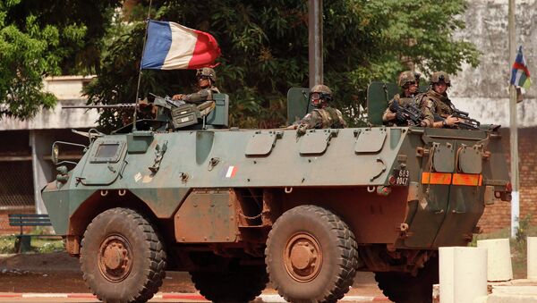 Французские солдаты в Банги (ЦАР). 5 декабря 2013 года - Sputnik Afrique
